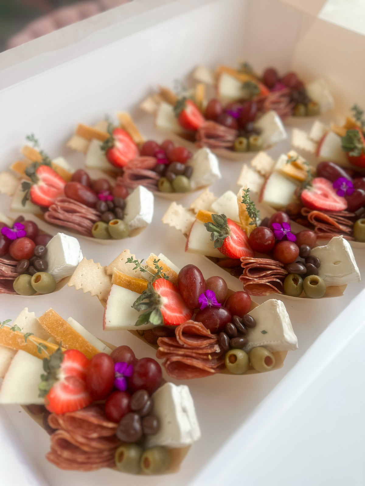 Mini Charcuterie Boats